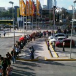 Fila de IKEA Dominicana Primer Aniversario