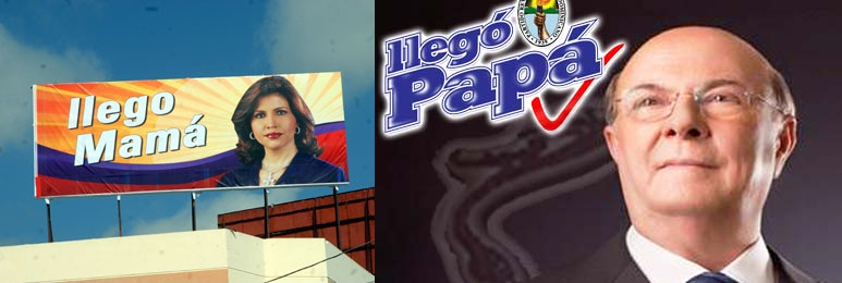 llego papa y llego mama y el pueblo
