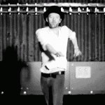 crazy cowboy dancing gif