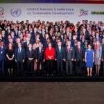 Líderes globais posam para foto oficial da Conferência das Nações Unidas sobre Desenvolvimento Sustentável (Rio+20)