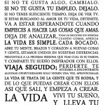El Manifiesto Por Holstee: Vive Tu Vida